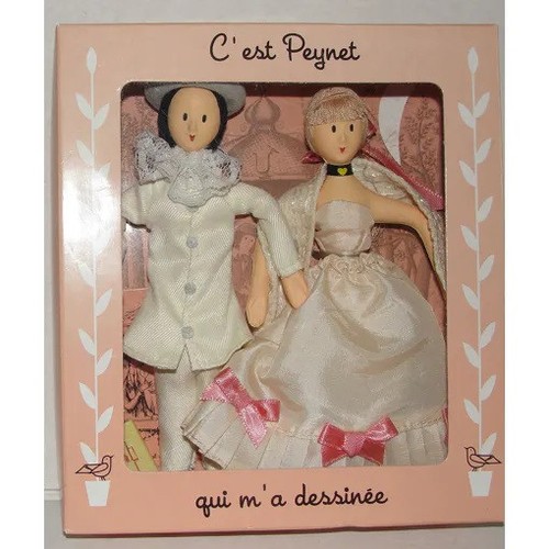 Poupées pierrot et premier - et,