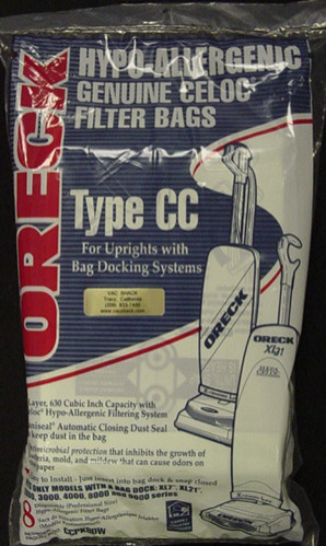 Oreck ccpk8dw type celoc - oreck, cc