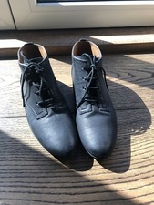 Chaussures cheville en cuir