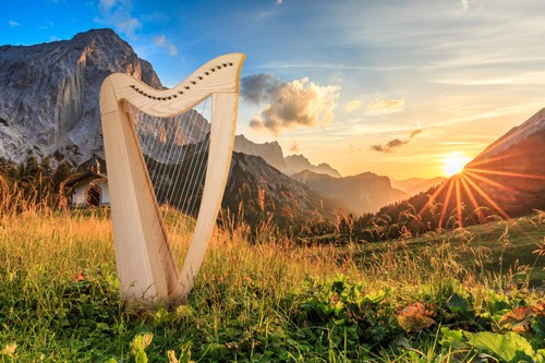 Irlandais celtique harpe - harpe, 19