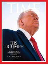 PRESIDENT DONALD TRUMP - Time Mag - NOV 10, 2025 -NEW - Pre- Order