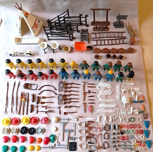 Lot playmobil vintage 24 - de,