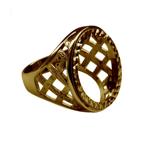 Demi souverain bague montage - demi,