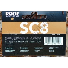 Rallonge audio Rode SC8 - Minijack 3.5mm TRS mâle-mâle - 6m