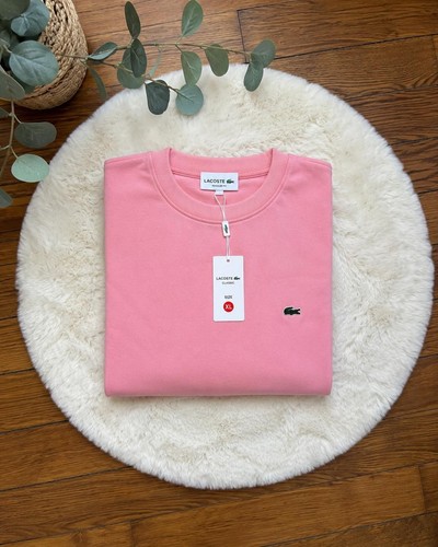 Pull lacoste homme rose taille - rose,