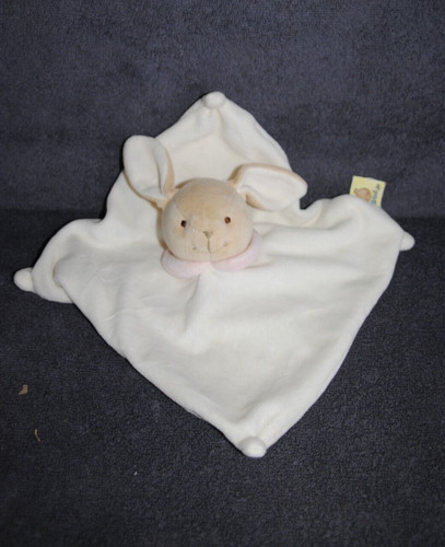 Peluche doudou plat lapin - 🍀peluche,