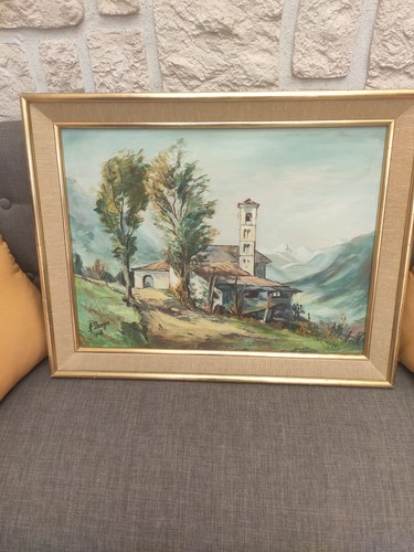 Tableau ancien huile - ancien, sur