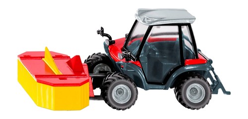 Tracteur jouet avec faucheuse