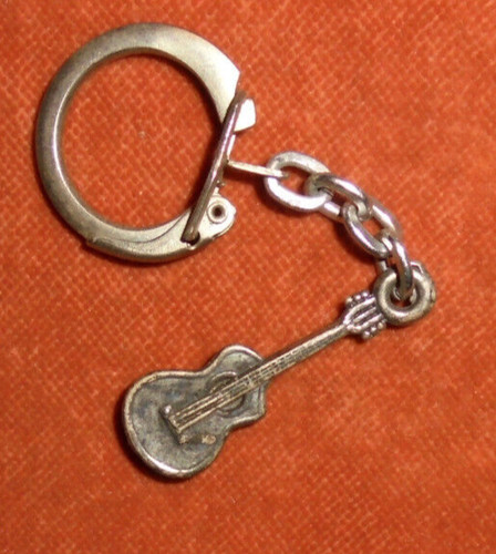 Porte clés jolie mini guitare - mini,