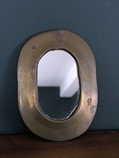 Ancien Miroir En Laiton Déco