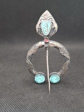 Ancienne Fibule En Argent