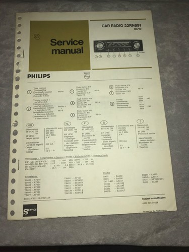 Philips car radio wiring - philips,
