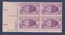 US USA Sc#1112 MNH FVF Plaque