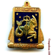 MARINE Meteorological Frigate, 'LE VERRIER' 1947/52 Fab Courtois enamel