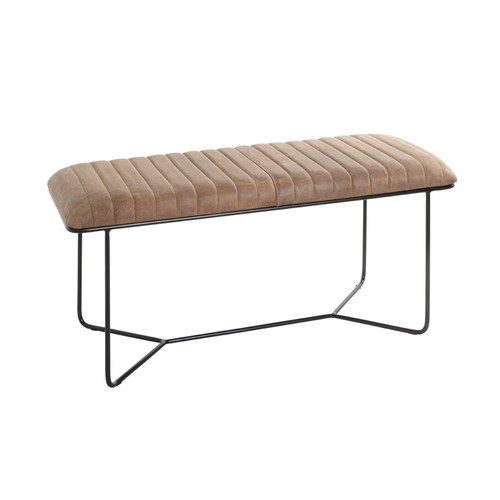 Banc cuir design linor - banc,