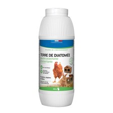 Terre de Diatomée 450 g, asséchante, absorbante pour poulaillers, clapiers, bass