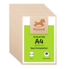 Plywood 3 mm A4 Fromat 21 x 30