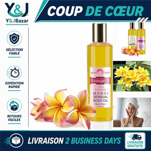 Huile massage monoï - huile,