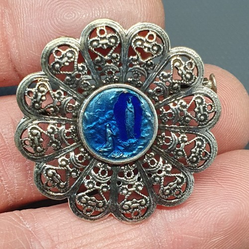 Bell broche religieuse - , vierge