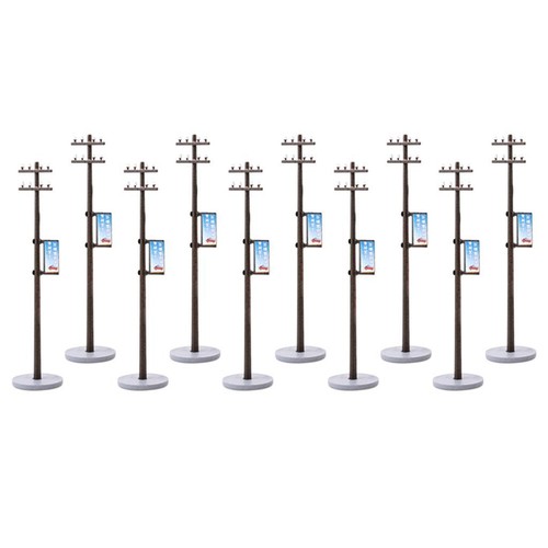 10pcs poteau ligne - poteau, de