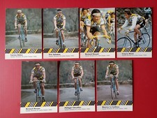 LOT DE 7 CARTES CYCLISTE DE