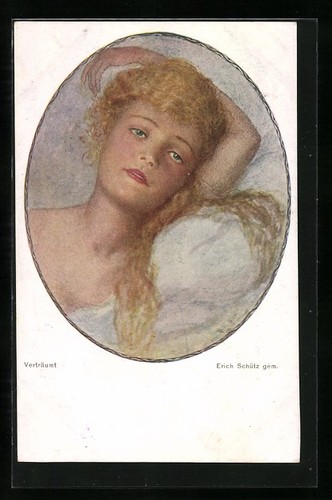 Carte postale artiste - carte, d'artiste