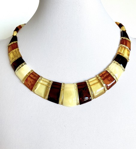Collier cléopâtre ambre - collier,