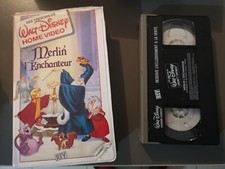Cassette Vhs Disney Merlin