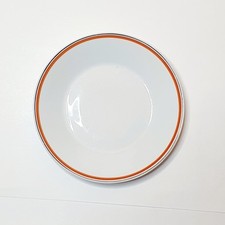 Coupelle Blanc Liseré Rouge