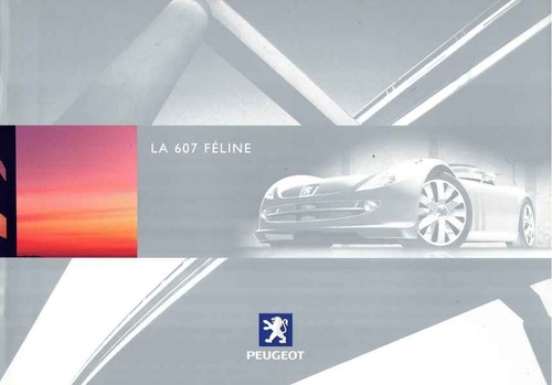 Catalogue brochure peugeot 607 - catalogue,
