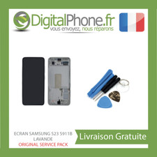 ✅ Original Ecran LCD Complet LAVANDE  Pour Samsung Galaxy S23 (S911B) ✅ TVA