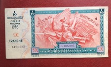 France - Loterie des Gueules Cassées Billet - 1/10 - 9ème Tanche 1936