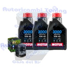 Set Entretien Huile Motul 3000 10W40 Moto Guzzi 850 T3 California 1975>1983