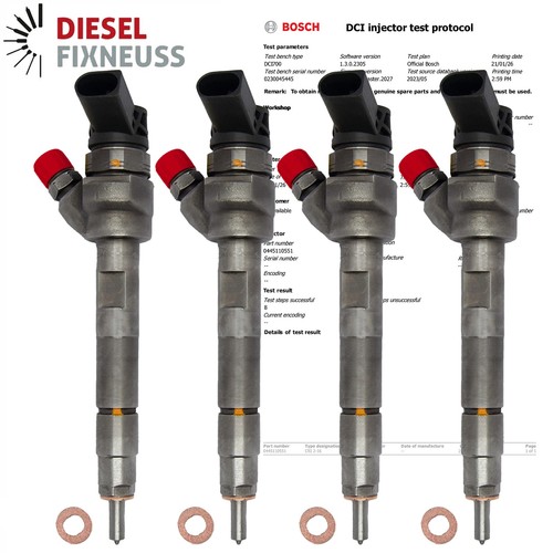 Injecteur bosch common rail - 4x,