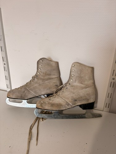 Ancien patin glace hockey - glace,