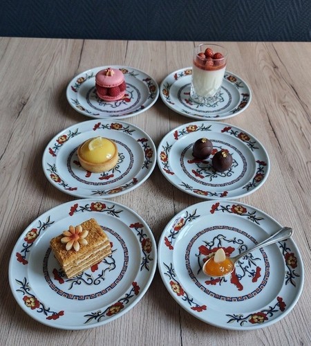Lot assiettes à dessert - de,