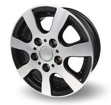 Remorque Alliage TR3 Argent Noir 5Jx13 112x5 ET30 670kg P. Ex. pour 175/70R13