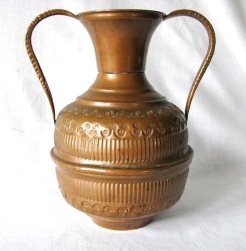 Antique copper hand hammered - antique,