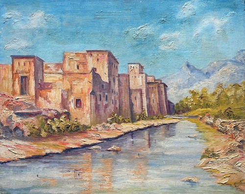 Tableau hsp 1956 kasbah talat - hsp, "kasbah
