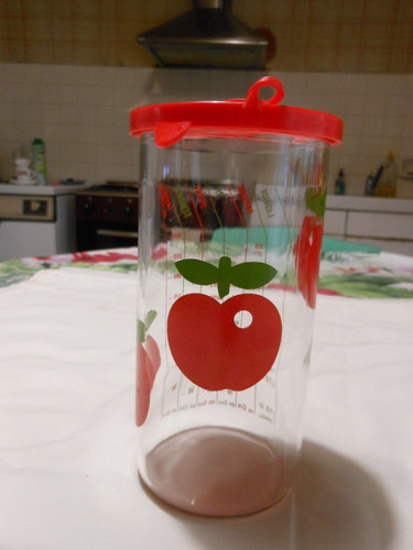Pot doseur verre vintage - doseur,