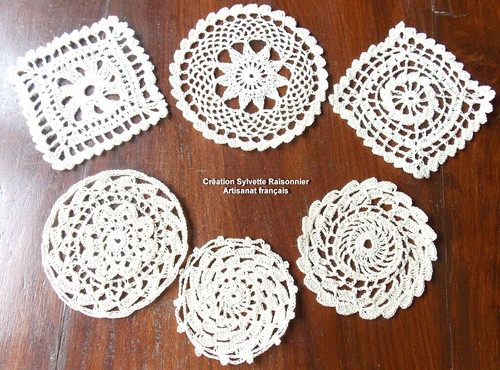 Napperons crochet art - napperons,
