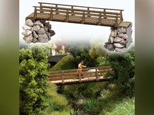 BUSCH Passerelle en bois - HO 1/87 - BUSCH 1497