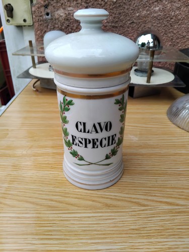 Antique porcelain pharmacy - antique, pot