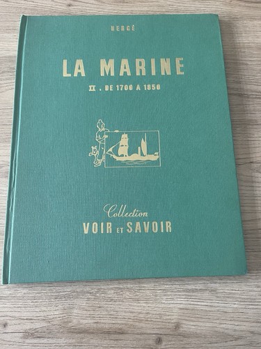 Hergé tintin la marine - tintin,