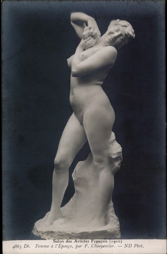 1910 sculpture femme - sculpture, à