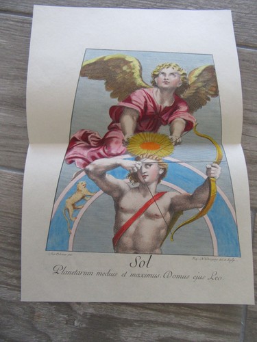 Grande gravure aquarellee - gravure,