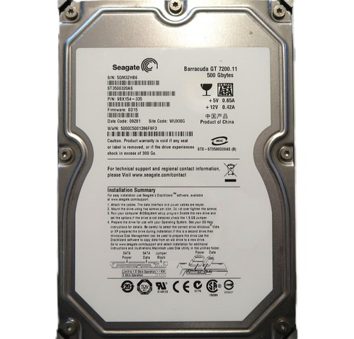 Seagate st3500320as 9bx154 335 - st3500320as, 9bx154-335