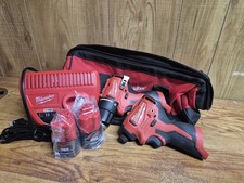 Milwaukee M12 12V 3494-22 Subcompact 2-Tool Combo Kit Brushless Impact & Drill