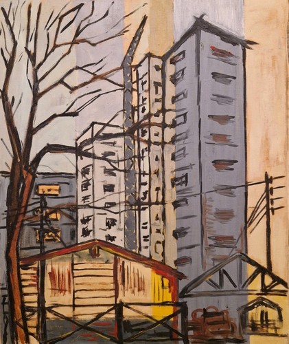 Tableau peinture compostion - tableau,