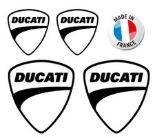 4 STICKERS LOGO DUCATI Moto GP, 2 tailles différentes